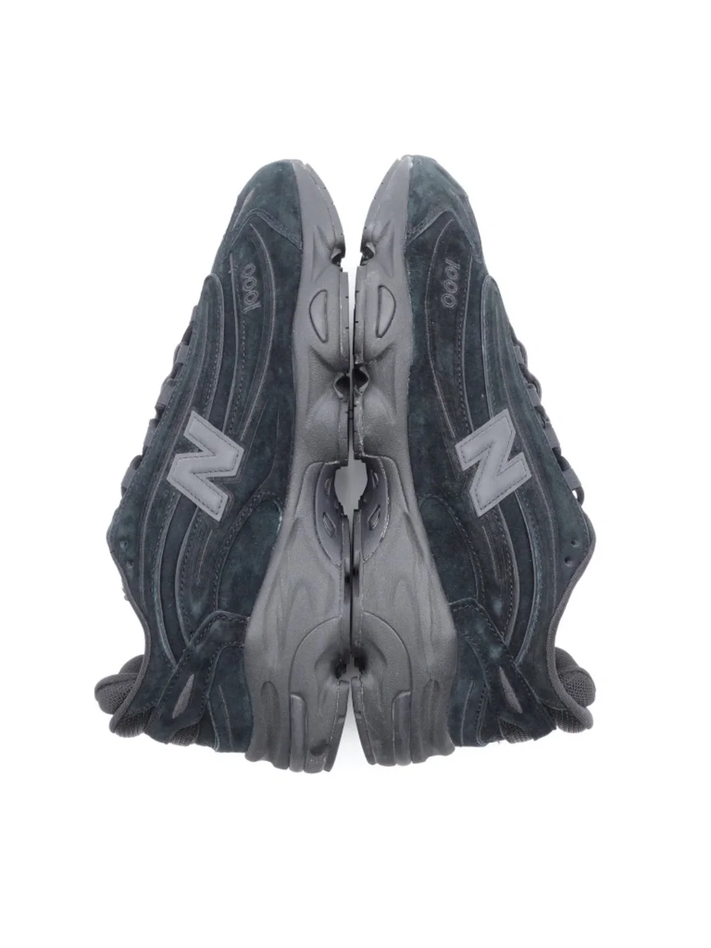 Size 14 Men's New Balance 1000 Sneakers M1000LA Black Cat Suede